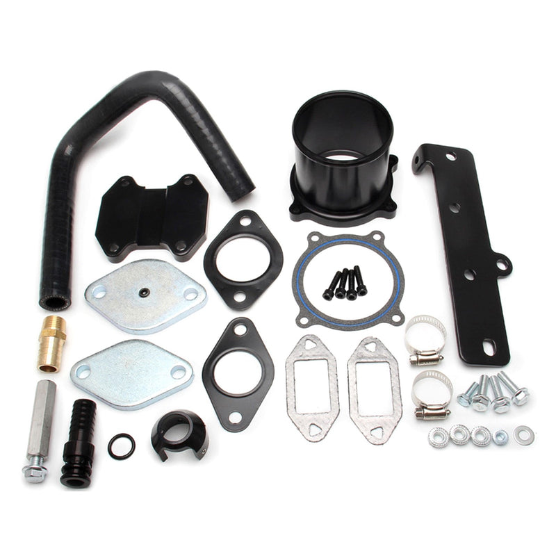 2013-2017 Dodge Ram 2500 3500 4500 5500 6.7L Cummins Diesel Truck 4" Exhaust Muffler Pipes & EGR  Delete Kit