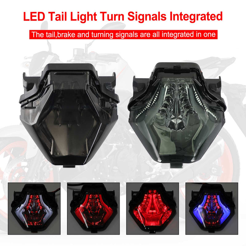 Tail Light Turn Signals Integrated For YAMAHA YZF R25/R3 MT 03/07/25 FZ 07 Generic
