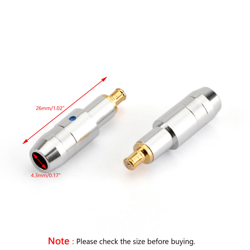 4 Pairs Earphone DIY Pin Gold Plated Audio Plug For ESW750 770H 990H 950 Silver