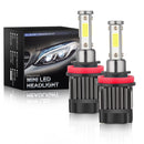 2x LED Headlight Low Beam Bulbs Conversion High Power 5000LM 25W Generic
