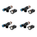 4PCS 650CC 62lb EV14 fuel injectors Fit Audi A4 TT VW Golf Jetta KSM 1.8T turbo Generic