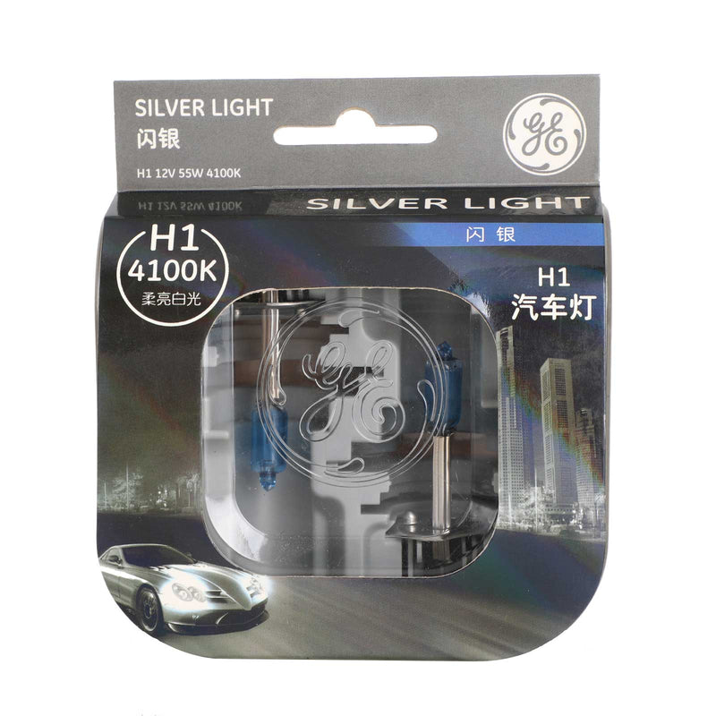 H1 Car Headlight For GE Sliver Light 4100K 12V55W Pretty White Light Generic