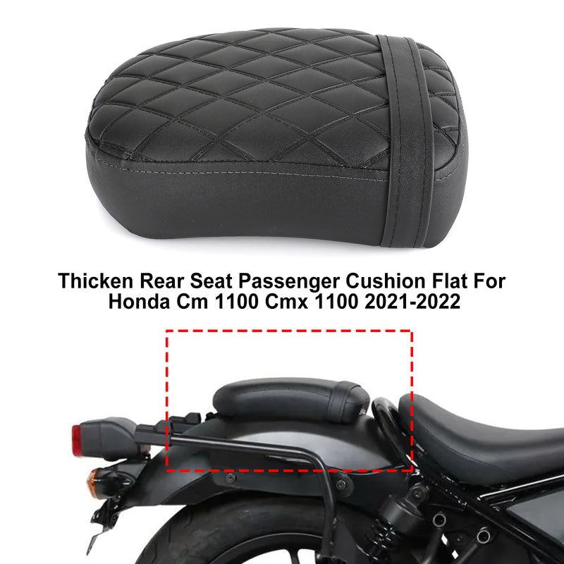 Thicken Rear Seat Passenger Cushion Flat For Honda Cm 1100 Cmx 1100 21-24 Brown Generic