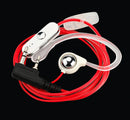 2 Pin Earhook Earpiece Headset PTT Mic For Kenwood HYT BaoFeng Radio 3Colour