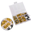 158pcs Motorcycle Sportbike Windscreen Fairing Bolt Kit Fastener Clip Screw Gold