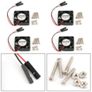 4x 2 Pin 30MMx30MM 3007 5V Cooling Fan radiating For Raspberry Pi 2/3 Model B 4B