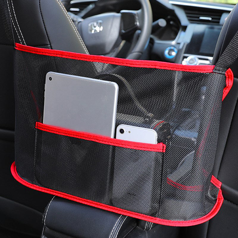 Car Net Pocket Handbag Organizer Purse Holder Between Seat Car Bag Storage Pouch Generic
