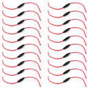 20Pcs 6x30mm AGC Glass Fuse Holder In-line Screw Type With 16 AWG Wire Cable