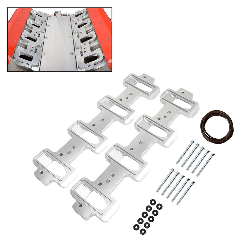 551316 LS1, LS3, LSA, ZL1, CTS-V, LSX Series Cathedral Port Cylinder Head to Rectangle Port Intake Manifold Adapters