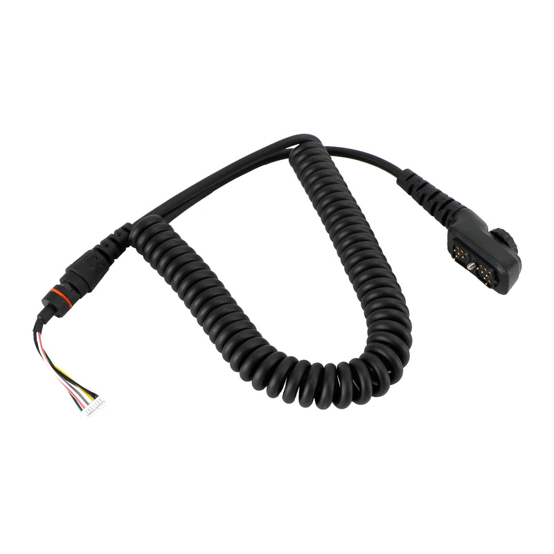 Radio Speaker Mic Microphone 8 Pin Cable For Hytera PD580H PD788 PD782 PD785