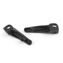 Front&Rear Footrests Foot Pegs Aluminum Passenger For Kawasaki ZX6R ZX-10R 04+12 Generic