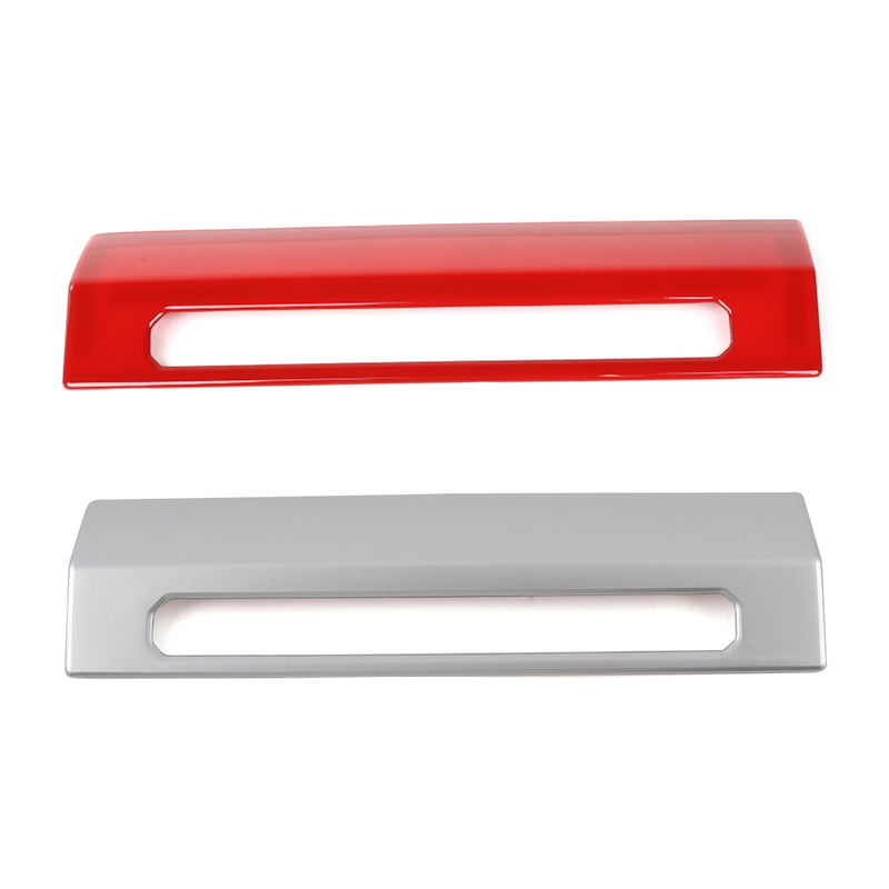 Silver Emergency Warning Light Lamp Switch Panel Decor Cover For Ford F150 2015+ Red Generic
