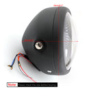 6.5'' Motorcycle Universal Blue / White LED Headlight For Cafe Racer Custom Generic