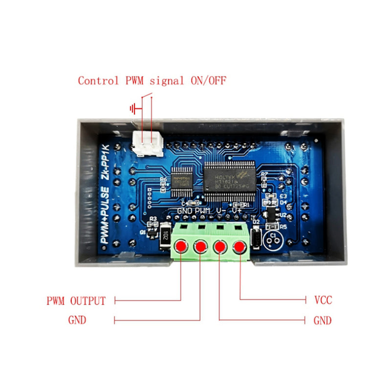 Adjustable PWM Signal Generator Module Pulse Frequency Duty Cycle Square Wave