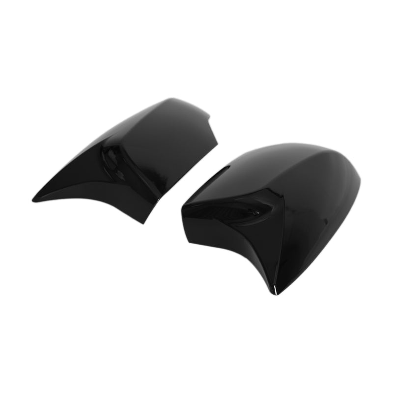 Gloss Black Refitting Ox Horn Rearview Mirror Cover For Subaru Forester 14-18 Generic
