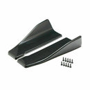 2pcs 35cm Skirt Spoiler Rear Lip Extension Rocker Splitters Winglet Wings Carbon Fiber Look Generic