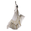 Indoor/Outdoor Hammock Chair Hanging Rope Swing With Cushions 150KG Load Bearing