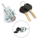 LEFT DRIVER DOOR LOCK CYLINDER BARREL ASSEMBLY w/ 2 KEYS for BMW E46 3 SERIES Generic