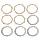 Clutch Kit Iron& Friction Plates for Honda CR80 CB SL CD CLR XLR XR CM 100 125 Generic