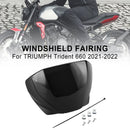 Front Screen Windshield Fairing Windscreen Deflector For Trident 660 2021+ Generic