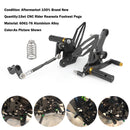 Rearsets Adjustable Foot Pegs Rest Fit for Kawasaki Ninja 250/400 2018-2022 Generic