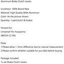 Pair Motorcycle Aluminum CNC Pivot Brake Clutch Levers Dirt Bike Fits Husqvarna Generic