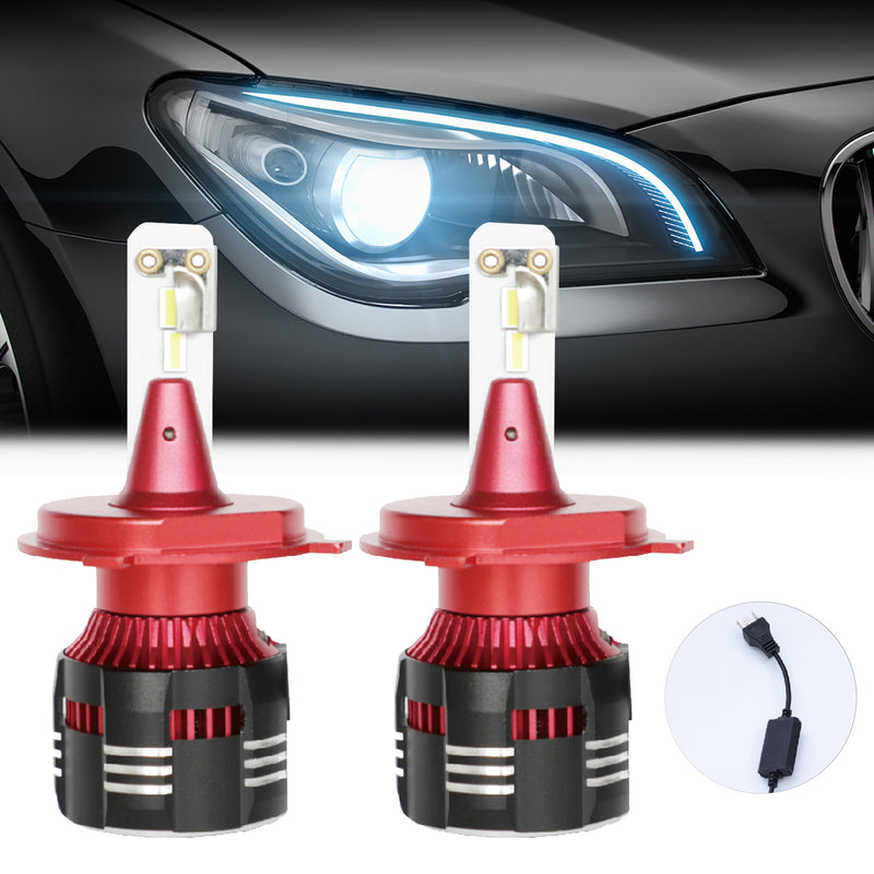 27W LED headlight Bullet Head Mini Conversion Kit H4 LED Headlight Bulb Generic