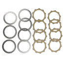 Clutch Kit Iron& Friction Plates for Yamaha FZR400 FZR400U/W/A/SUC/SWC 1988-90 Generic
