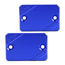 2x Blue FRONT Brake Reservoir Cap Fit for HONDA PCX125/150 2018 Forza 125 300 Generic