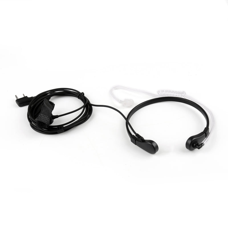 Throat Vibration Mic Headset For BaoFeng UV-5R Kenwood Wouxun KG-UVD1 Puxing