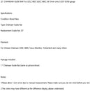 22'' CHAINSAW GUIDE BAR 0.325'' 0.058 Guage For 52CC 58CC CHAINSAW 5200 5800 Generic