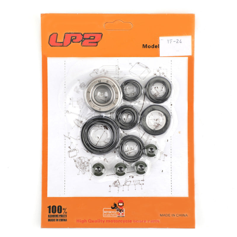 11pcs Engine Oil Seal Kit Set for Honda XL125V XLV125 01-10 VT125C Shadow 99-08 Generic