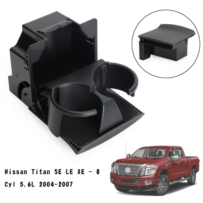 Center Console Cup Holder 96967-7S001 For Nissan Titan SE XE - 8 Cyl 5.6L 04-07 Generic