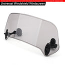 Motorcycle Adjustable Clip On Windshield Extension Spoiler Wind Deflector Generic