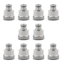 10Pcs Adapter 7/16 DIN Female Jack To N Female RF Connector Straight F/F