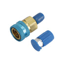 Low Side Quick Coupler R1234YF To R134A Ac Charging Hose Adapter Fitting