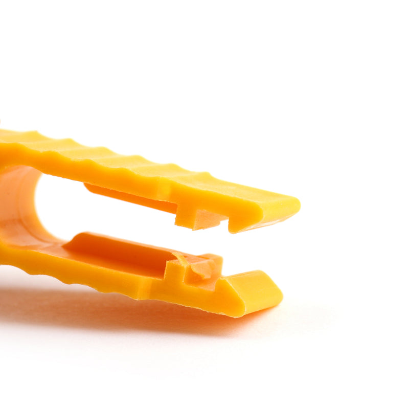 6 脳 Fuse Puller 30mm Car Automotive Mini Micro Blade Fuse Tool Extractor Yellow