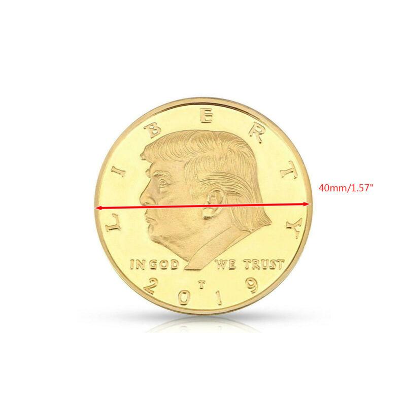 2019 US President Donald Trump Plated Commemorative Coin Gold