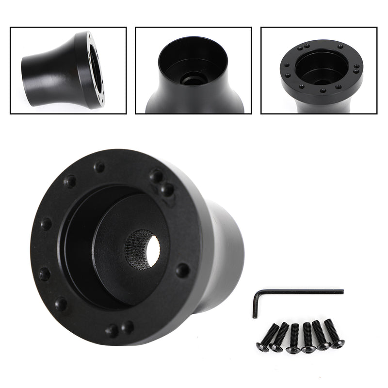 Golf Cart Aluminum Steering Wheel Adapter Hub fit for EZGO TXT & RXV Black Generic