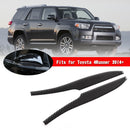 Carbon Fiber Exterior Rearview Mirror Cover Trim For Toyota 4Runner 2014+ Generic