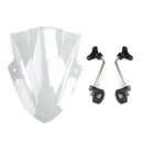 Universal 7/8'' 22mm Handlebar ABS Plastic Motorcycle Windshield WindScreen Generic