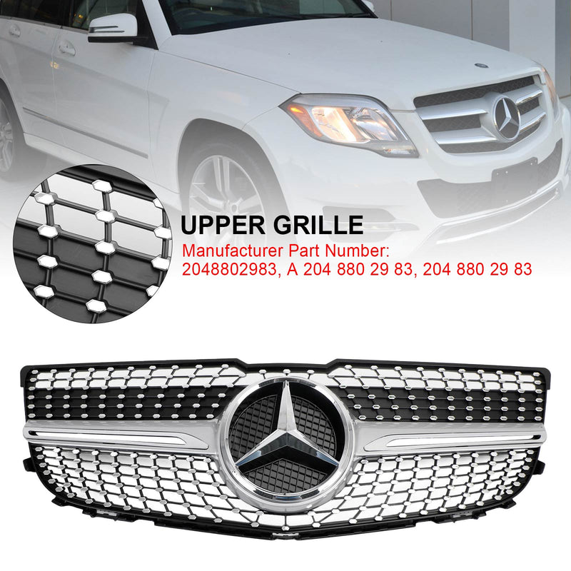 2012-2015 Benz GLK300 Base Sport 2048802983 Front Bumper Grille Grill Diamond