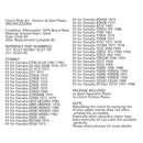 Clutch Kit Iron& Friction Plates fit for Yamaha YSR80 TZR50 TY50 MX80 GT80 Generic