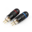 5PCS 0.78mm Earphone Plug Solder Wire Connector For UM3X W4R UE18 UE11 Black