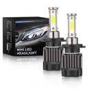 2x LED Headlight Low Beam Bulbs Conversion High Power 5000LM 25W Generic