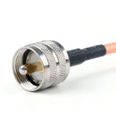 5x 20cm RG142 Cable PL259 UHF Male To UHF Male For Car Radio Antenna Pigtail 8in