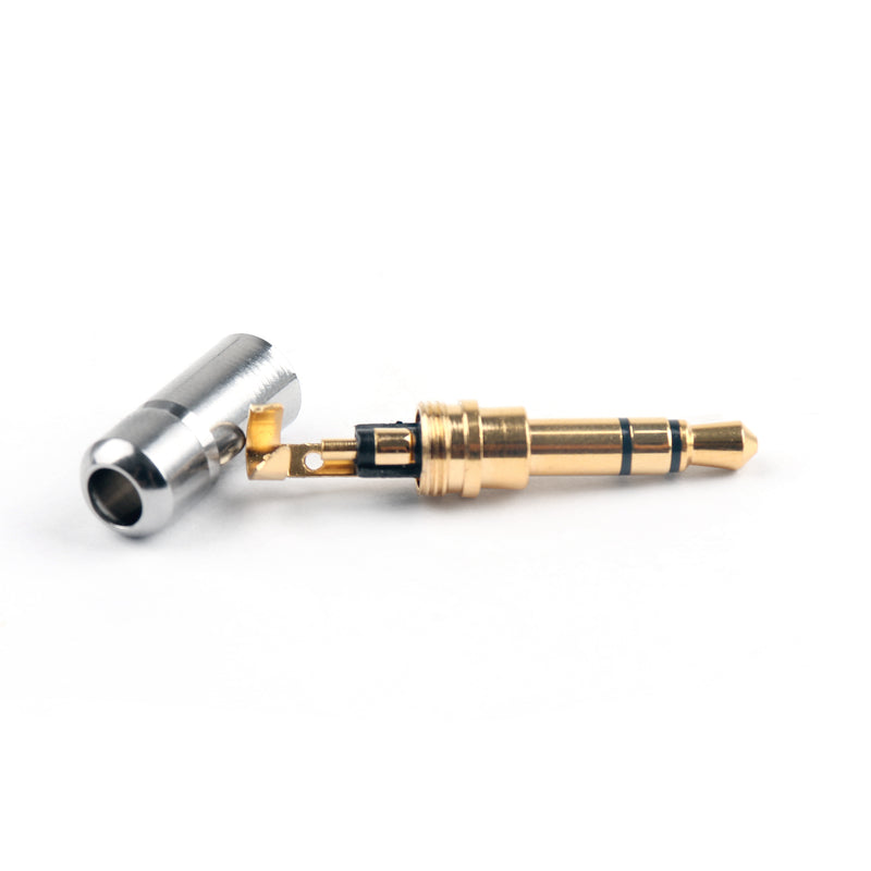 10Pcs Mini 3.5mm Stereo Jack Plug Audio HiFi Gold-Plated For Repair Headphone