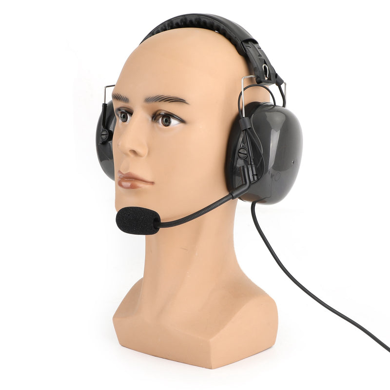Adjustable Noise Cancelling Headset Fit for Kenwood BaoFeng TK3107 TK3207
