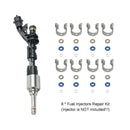 Range Rover Jaguar 5.0L V8 8PCS Fuel Injectors Repair Seal Kit 0261500105 FJ1161 8W93-9F593-AD