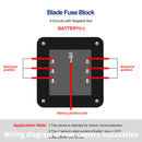 6 Way/12 Way Blade Fuse Box Block Holder ATO ATC for Car Marine Boat Waterproof